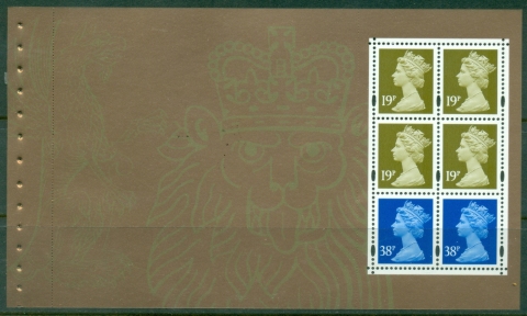 GB-2000-Machin-Booklet-Pane-DP305-ex-Special-by-Design-Prestige-Booklet-MUH