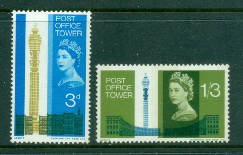 GB-1965-Post-Office-Tower-Phosphor-MUH