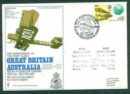 GB-1969-Ross-Smith-50th-Flight-Anniv-lot42688