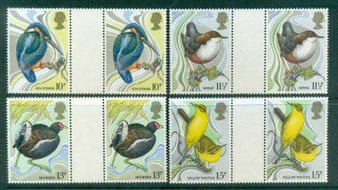 GB-1980-Birds-gutter-prs-MUH-lot81658