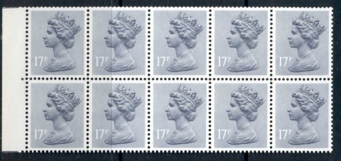 GB-1983-Machin-17p-grey-blue-AOP-booklet-pane-MUH