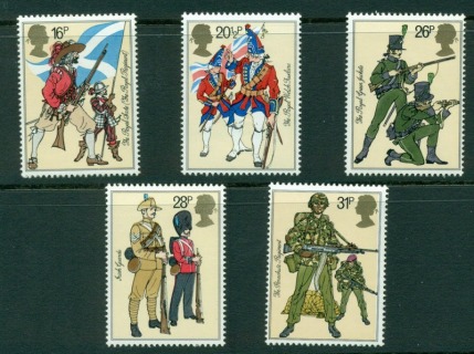 GB-1983-Military-Uniforms-MUH-Lot16665