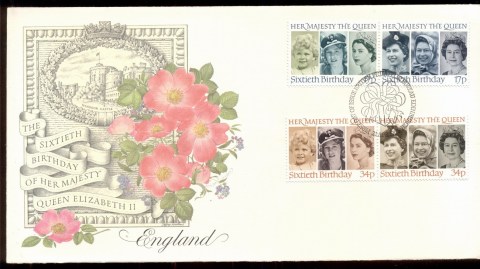 GB-1986-QEII-60th-Birthday-Fleetwood-FDC