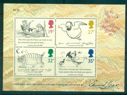 GB-1988-Edward-Lear-MS-MUH-lot32957