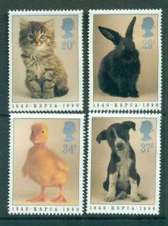 GB-1990-RSPCA-Animals-MLH-lot53435