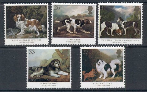 GB-1991-Dog-Paintings-MUH