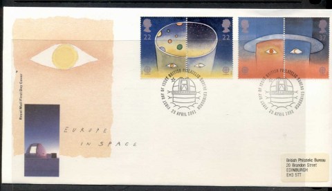 GB-1991-Europa-Man-in-Space-FDC