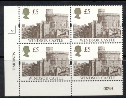 GB-1992-94-Windsor-Castle-5-pound-Harrison-imprint-5P-blk-MUH