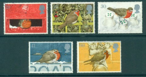 GB-1995-Xmas-Robins-FU-Lot24359