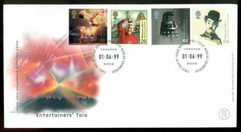 GB-1999-Entertainers-Tale-FDC-lot21593