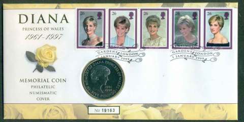 GB-1999-Princess-Diana-In-Memoriam-Memorial-Coin-PNC-lot51791