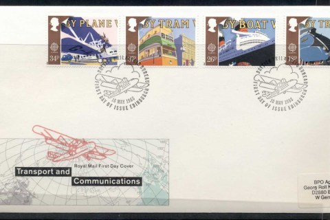 GB-1988-Europa-Transport-Communication-FDC