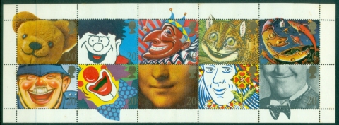 GB-1990-Greetings-Smilers-booklet-pane-MUH