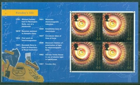 GB-1999-Booklet-Pane-DP293-ex-World-Changers-Prestige-booklet-MUH