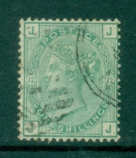 GB-1873-80-QV-Portrait-1-green-Wnk-Spray-of-Rose-White-Letters-Pl-12-JJ-FU