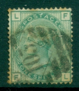 GB-1873-80-QV-Portrait-1-green-Wnk-Spray-of-Rose-White-Letters-Pl-9-FC-FU