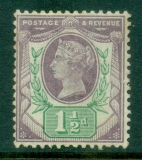 GB-1887-92-QV-Jubilee-Issue-1-5d-violet-green-MLH