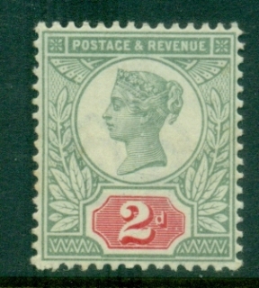 GB-1887-92-QV-Jubilee-Issue-2d-green-carmine-rose-MUH