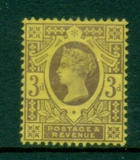 GB-1887-92-QV-Jubilee-Issue-3d-violet-on-yellow-MLH