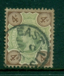 GB-1887-92-QV-Jubilee-Issue-4d-brown-green-FU