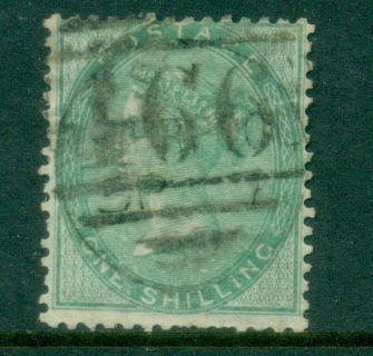 GB-1856-QV-Portrait-1-green-Wmk-Heraldic-Emblems-FU