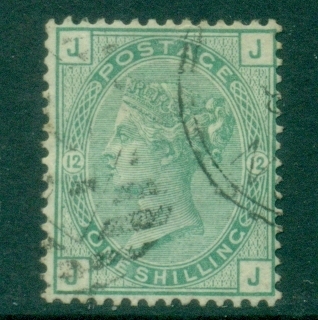 GB-1873-80-QV-Portrait-1-green-Wnk-Spray-of-Rose-White-Letters-Pl-12-JJ-FU