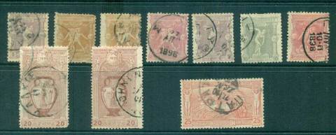 Greece-1896-on-Assorted-Oddments-faults-FU-lot56137