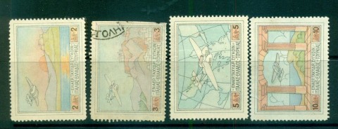 Greece-1926-Italy-Greece-Turkey-Rhodes-Air-Service-faults-MH-FU-lot56238