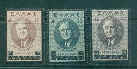 Greece-1945-Death-of-Roosevelt-MLH-lot56162