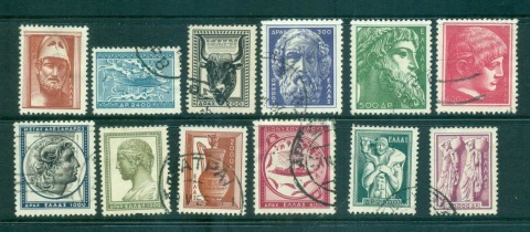 Greece-1954-Pictorials-FU-lot56178