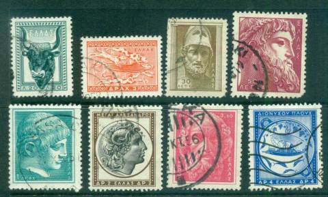 Greece-1955-Pictorials-FU-lot56204