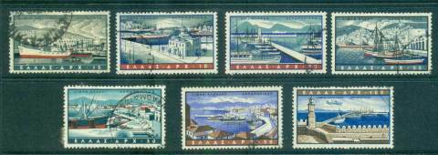 Greece-1958-Harbours-FU-lot56236