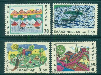 Greece-1967-Childrens-Drawings-FU-lot56211