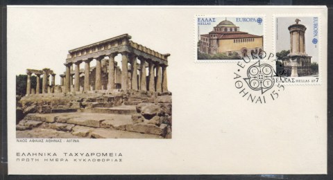 Greece-1978-Europa-Architecture-FDC