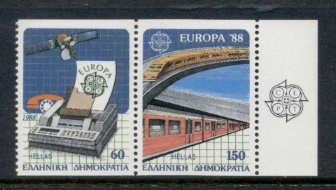 Greece-1988-Europa-Communications-Transport-booklet-pr-MUH