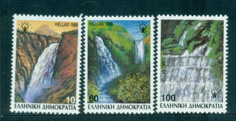 Greece-1988-Waterfalls-MUH-lot58567