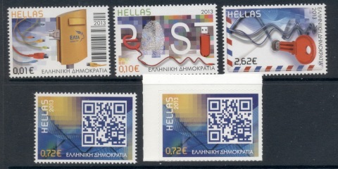 Greece-2013-Evolution-of-Postal-Services-MUH