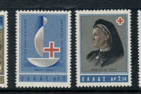 Greece-1963-Red-Cross-Centenary-MUH