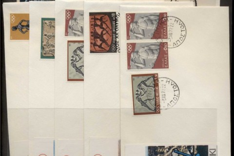 Greece-1972-Summer-Olympics-Munich-6x-FDC