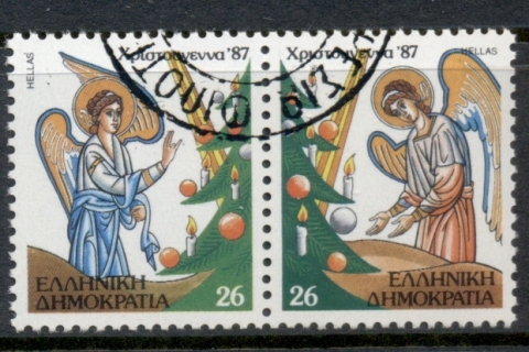 Greece-1987-Xmas-pr-CTO