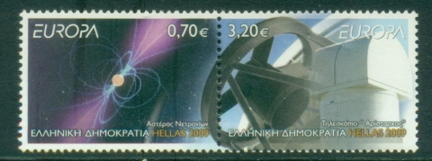Greece-2009-EUROPA-Stamps-Astronomy-MUH