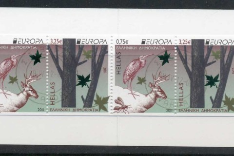 Greece-2011-Europa-The-Forest-booklet-FU