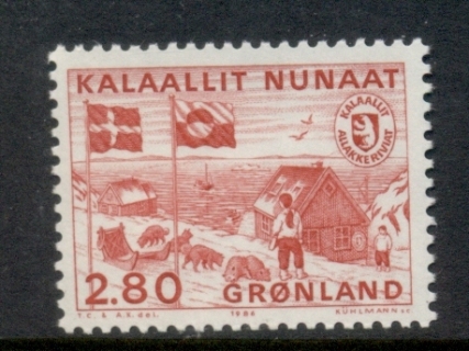 Greenland-1986-Port-Post-Office-MUH