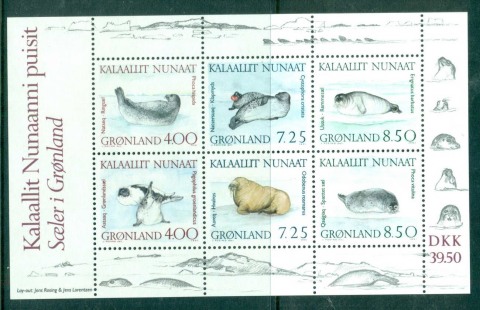 Greenland-1991-Seals-MS-MUH-lot57310