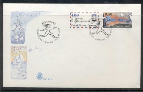 Greenland-1995-Europa-Peace-Freedom-FDC