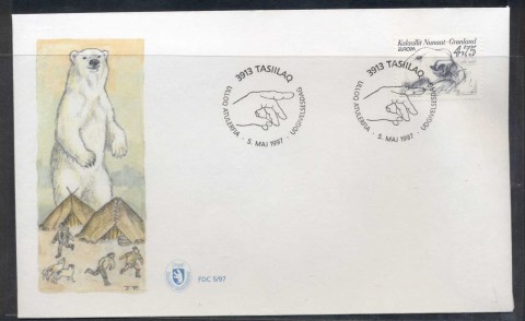 Greenland-1997-Europa-Myths-legends-FDC