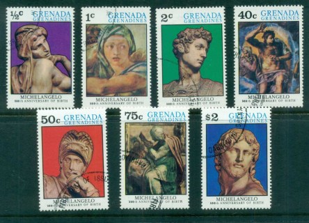 Grenada-Grenadines-1975-Michelangelo-7-CTO