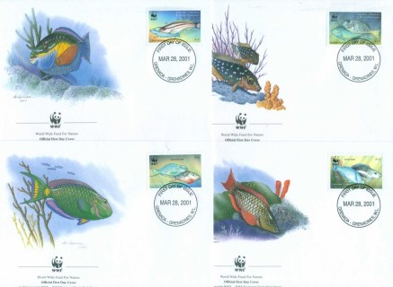 Grenada-Carriacou-2001 WWF Caribbean Parrot Fishes