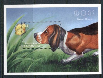 Grenada-Carriacou-Petite-Martinique-1997-Dogs-MS-MUH-2