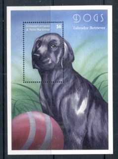 Grenada-Carriacou-Petite-Martinique-1997-Dogs-MS-MUH